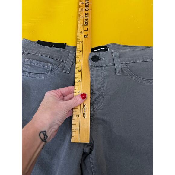 ☀️Flying Monkey Gray Skinny Jeans Size 29 Made in USA NWT - Picture 8 of 9